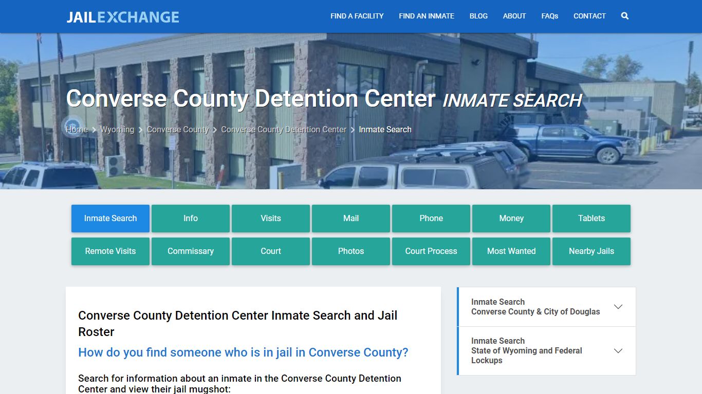 Converse County Detention Center Inmate Search - Jail Exchange